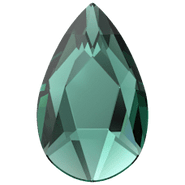 Swarovski Crystal Flatback 2303 8x5mm Emerald (205) Foiled