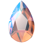 Swarovski Crystal Flatback 2303 8x5mm Light Rose Shimmer (223 SHIM) Foiled