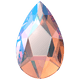 Swarovski Crystal Flatback 2303 8x5mm Light Rose Shimmer (223 SHIM) Foiled