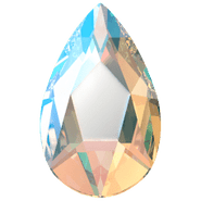 Swarovski Crystal Flatback 2303 8x5mm Crystal Shimmer (001 SHIM) Foiled
