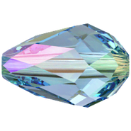 Swarovski Crystal Bead 5500 Aquamarine Shimmer 2x (202 SHIM2)