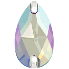 Swarovski Sew On 3230 Light Sapphire Shimmer (211 SHIM) Foiled