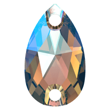 Swarovski Sew On 3230 Black Diamond Shimmer (215 SHIM) Foiled