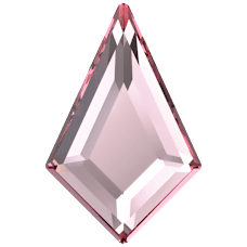 Swarovski Flatback 2771 Light Rose (223) Foiled