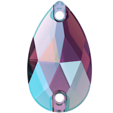 Swarovski Sew-on 3230 Amethyst Shimmer (204 SHIM) Foiled