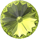 Swarovski Round Stone 1122 Citrus Green (337) Foiled