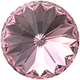 Swarovski Crystal Rivolis Stone 1122 Light Rose (223) Foiled