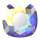 Swarovski Crystal Flatback 2471 Crystal Aurore Boreale (001 AB) Foiled Swarovski Crystal Flatback 2471 Crystal Aurore Boreale (001 AB) Foiled