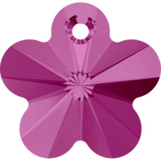 Swarovski Crystal Pendant 6744 Fuchsia (502)