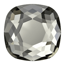 Swarovski Crystal Flatback 2471 Black Diamond (215) Foiled