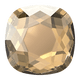 Swarovski Crystal Flatback 2471 Crystal Golden Shadow (001 GSHA) Foiled Swarovski Crystal Flatback 2471 Crystal Golden Shadow (001 GSHA) Foiled