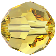 Swarovski Crystal Bead 5000 Light Topaz (226)