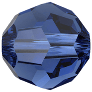 Swarovski Crystal Bead 5000 ReCreated Dark Sapphire (1404)