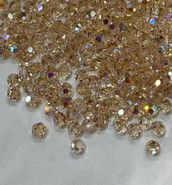 Swarovski Crystal Bead 5000 Light Silk Aurore Boreale (261 AB)