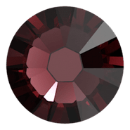 Swarovski Crystal Flatback 2058 Burgundy (515) Foiled