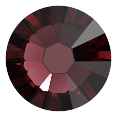 Swarovski Crystal Flatback 2058 Burgundy (515) Foiled