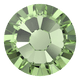 Swarovski Crystal Flatback 2058 Peridot (214) Foiled
