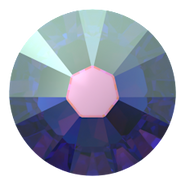 Swarovski Crystal Flatback 2058 Sapphire Aurore Boreale (206 AB) Foiled