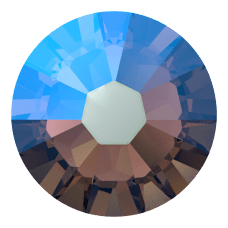 Swarovski Crystal Flatback 2058 Tanzanite Shimmer (539 SHIM) Foiled