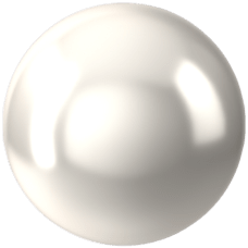 Swarovski Crystal Hotfix 2080/4 Crystal White Pearl (001 650) M-Foiled