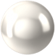 Swarovski Crystal Hotfix 2080/4 Crystal White Pearl (001 650) M-Foiled