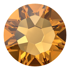 Swarovski Crystal Flatback 2088 Topaz (203) Foiled