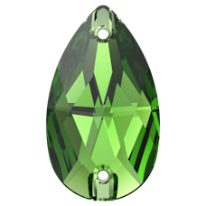 Swarovski Sew-On 3230 Fern Green (291) Foiled