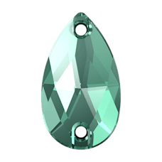 Swarovski Sew-on 3230 Erinite (360) Foiled