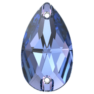 Swarovski Sew-on 3230 Aquamarine Vitrail Light (202 VL) Unfoiled