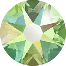 Swarovski Hotfix 2078 Peridot Aurore Boreale (214 AB) Foiled