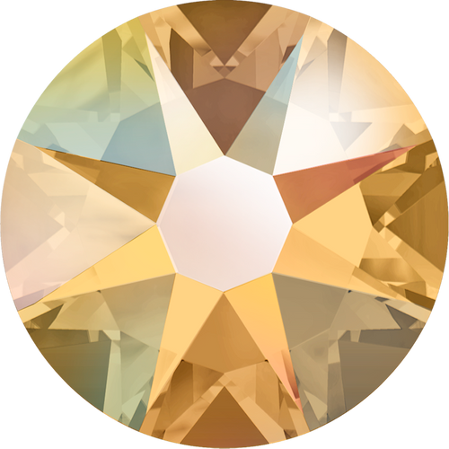 Swarovski Hotfix 2078 Topaz Aurore Boreale (203 AB) Foiled