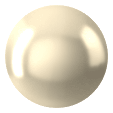 Swarovski Hotfix Pearl 2080/4 Crystal Cream Pearl (001 291) Foiled