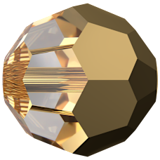 Swarovski Bead 5000 6mm Crystal Aurum 2er (001 AUR2)