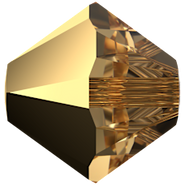 Swarovski Bead 5328 Crystal Aurum 2er (001 AUR2)