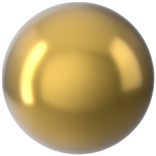 Swarovski Crystal Pearl 5810 Crystal Royal Gold Pearl (001 2034)