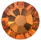 Swarovski Flatback 2058 Dark Orange (1202) Foiled