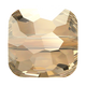 Swarovski Bead 5035 Crystal Golden Shadow (001 GSHA)