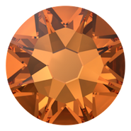 Swarovski Flatback 2088 Dark Orange (1202) Foiled