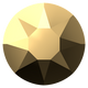 Swarovski Flatback 2058 Crystal Aurum (001 AUR) Foiled