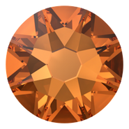 Swarovski Flatback 2088 Dark Orange (1202) Foiled