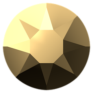 Swarovski Flatback 2088 Crystal Aurum (001 AUR) Foiled