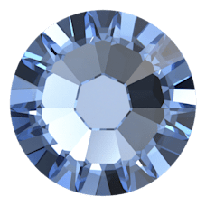 Swarovski Flatback 2058 Light Sapphire (211) Foiled