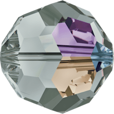 Swarovski Bead 5000 Black Diamond Aurore Boreale (215 AB)
