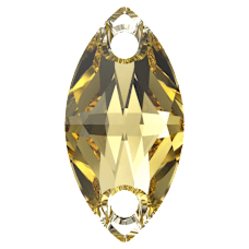 Swarovski Sew-On 3223 ReCreated Dark Jonquil (1407) Foiled