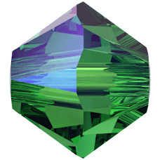 Swarovski Bead 5328 Majestic Green Shimmer 2x (336 SHIM2)