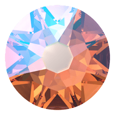 Swarovski Flatback 2088 Light Rose Shimmer (223 SHIM) Foiled