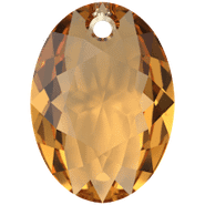 Swarovski Pendant 6438 Topaz (203)