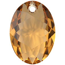 Swarovski Pendant 6438 Topaz (203)