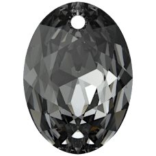 Swarovski Pendant 6438 Crystal Silver Night (001 SINI)