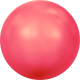 Swarovski Crystal Pearl 5810 8mm Crystal Neon Red Pearl (001 770)